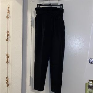 Ruffled Paper Bag Pants